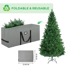 Load image into Gallery viewer, Swfoer 9 ft Christmas Tree Storage Bag for Artificial Xmas Holiday Trees,Waterproof Christmas Bags with Reinforced Handles Strong Zipper, Grey