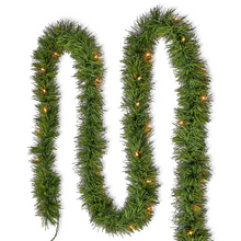 Load image into Gallery viewer, Maraawa 25-Foot Christmas Garland With Multi Lights - Perfect For Indoor Outdoor Fireplace Xmas Decoration, Or Christmas Decorations Tree - Pre-Lit Soft Artificial Christmas Garland