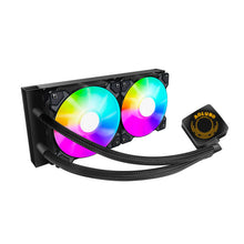 Load image into Gallery viewer, 240mm CPU Water Cooler, ARGB CPU Liquid Cooler(AIO), All Intel & AMD Compatible, High Efficiency CPU Radiator, 2×120mm PWM Fan for CPU Liquid Cooling System, Silent Operation, LGA 1700 Ready