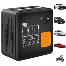 Load image into Gallery viewer, Portable Air Compressor Tire Inflator 12000mAh and Max 150PSI Air Pump for Truck Tires Dual Barrel Corded and Cordless