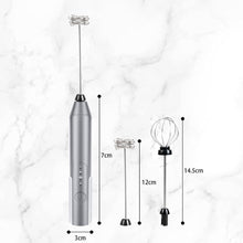 Load image into Gallery viewer, Uncahome Milk Frother Wand Drink Mixer - Handheld Milk Frother Electric Whisk - Easy-Clean Stainless Steel Frother Wand & Mini Blender - Electric Coffee Frother for Milk Coffee Lattes