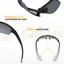 Load image into Gallery viewer, Sunglasses Polarized Rimless Sports Cycling Sunglasses for Running Golf Fishing Hiking Baseball Black