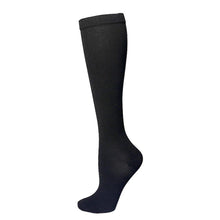 Load image into Gallery viewer, Silensys 3 Pairs Compression knee Socks for Women & Men for Outdoor Cycling and Running Recovery Socks, Black