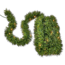 Load image into Gallery viewer, Maraawa 25-Foot Christmas Garland With Multi Lights - Perfect For Indoor Outdoor Fireplace Xmas Decoration, Or Christmas Decorations Tree - Pre-Lit Soft Artificial Christmas Garland