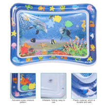 Load image into Gallery viewer, Tummy Time Baby Water Mat, Inflatable Infant Baby Toys for 3 6 12 Months,Fun Activity Center Play Mat Gift for Boy & Girl Newborn Early Sensory Development BPA-Free
