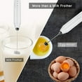 Load image into Gallery viewer, Uncahome Milk Frother Wand Drink Mixer - Handheld Milk Frother Electric Whisk - Easy-Clean Stainless Steel Frother Wand & Mini Blender - Electric Coffee Frother for Milk Coffee Lattes