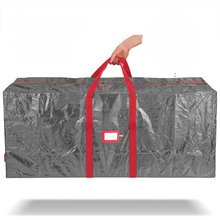 Load image into Gallery viewer, COWIN Christmas Tree Storage Bag Storage Container Fits up to 9 ft Disassembled Tree Zippered Bag with Carry Handles 60" x 20" x 30" Gray