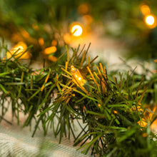 Load image into Gallery viewer, Maraawa 25-Foot Christmas Garland With Multi Lights - Perfect For Indoor Outdoor Fireplace Xmas Decoration, Or Christmas Decorations Tree - Pre-Lit Soft Artificial Christmas Garland