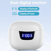 Load image into Gallery viewer, True Wireless Bluetooth Earbuds with Smart LED Display Charging Case , Bluetooth 5.0 Earbuds in-Ear TWS Stereo Headphones, IPX7 Waterproof in Ear Earphones, White