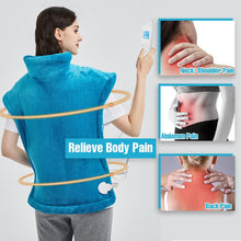 Load image into Gallery viewer, Heating Pad for Back Neck and Shoulders 24" x33'' Heating Vest 6 Heating Levels Fast for Relaxing Birthday Gifts