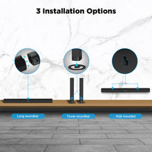 Load image into Gallery viewer, COWIN Sound Bar for TV Speaker Soundbar Bluetooth & Wired 2-in-1 Detachable Wall Mountable Home Audio Theater (BT5.0/Optical/AUX/Remote) 32 inch