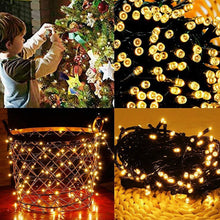 Load image into Gallery viewer, Maraawa 66ft LED Christmas Lights, Christmas Tree Lights Indoor Plug in, 8 Modes Twinkle Christmas String Lights for Indoor Outdoor Xmas Tree Wedding Party Decoration (Warm White)