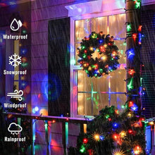 Load image into Gallery viewer, 200 LED Solar String Lights for Outside, 75ft 8 Modes Solar Christmas Lights Waterproof Solar Fairy Lights for Outdoor & Indoor Decoration, Multicolor