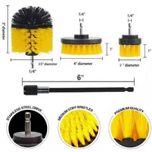 Load image into Gallery viewer, Power Scrubber Drill Brush Bathroom Cleaning Kit, with Pad Sponge and Extend Attachment, 12 Pcs Drill Brush Attachment Set, for Cleaning - Bathroom, Kitchen