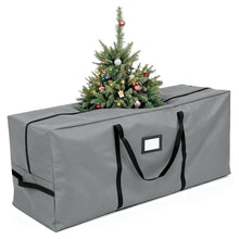 Load image into Gallery viewer, Swfoer 9 ft Christmas Tree Storage Bag for Artificial Xmas Holiday Trees,Waterproof Christmas Bags with Reinforced Handles Strong Zipper, Grey