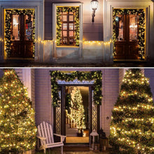 Load image into Gallery viewer, 4 Pack Christmas Tree String Lights Christmas Fairy Lights Warm White LED with 8 Modes Battery Operated Indoor Outdoor Waterproof Lights