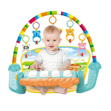 Load image into Gallery viewer, Baby Play Mat for Infant with Music and Mirror, Newborn Piano Activity Center Toys Gym Floor Playmat for Boys Girls