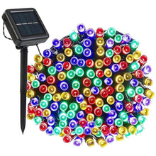 Load image into Gallery viewer, 200 LED Solar String Lights for Outside, 75ft 8 Modes Solar Christmas Lights Waterproof Solar Fairy Lights for Outdoor & Indoor Decoration, Multicolor