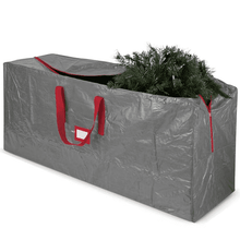 Load image into Gallery viewer, COWIN Christmas Tree Storage Bag Storage Container Fits up to 9 ft Disassembled Tree Zippered Bag with Carry Handles 60" x 20" x 30" Gray