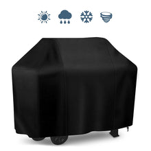 Load image into Gallery viewer, Grill Cover, 58 inch BBQ Gas Grill Cover Waterproof Weather Resistant, Dustproof , Fade Resistant, UV Resistant Material for Char-Broil Grills, Black