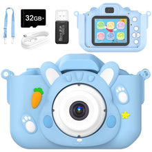 Load image into Gallery viewer, Funsmile Kids Camera Digital Video Cameras Toys Camera Birthday Gift for Kids Age 3-8 with 32GB SD Card