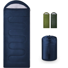 Load image into Gallery viewer, Maraawa Sleeping Bags for Adults Backpacking Lightweight Waterproof- Cold Weather Sleeping Bag for Girls Boys Mens for Warm Camping Hiking Outdoor Travel with Compression Bags , Royal Blue