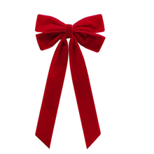 Load image into Gallery viewer, Swfoer 12 Pcs Christmas Velvet Ribbon Bows for Gift Wrapping and Christmas Tree,Red
