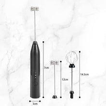 Load image into Gallery viewer, Uncahome Milk Frother Wand Drink Mixer - Handheld Milk Frother Electric Whisk - Easy-Clean Stainless Steel Frother Wand & Mini Blender - Electric Coffee Frother for Milk Coffee Lattes