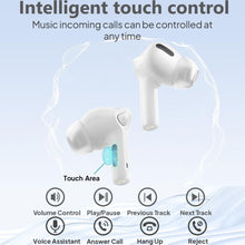 Load image into Gallery viewer, True Wireless Bluetooth Earbuds with Smart LED Display Charging Case , Bluetooth 5.0 Earbuds in-Ear TWS Stereo Headphones, IPX7 Waterproof in Ear Earphones, White