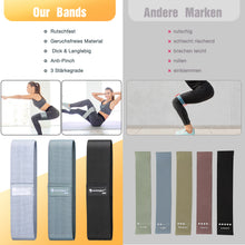 Load image into Gallery viewer, Resistance Bands for Legs and Butt Exercise Bands - Non Slip Elastic Booty Bands, 3 Levels Workout Bands Women Sports Fitness Band for Squat Glute Hip Training