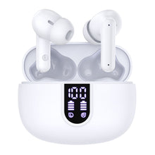 Load image into Gallery viewer, Wireless Earbuds Bluetooth Headphones, with LED Display Charging Case, Waterproof In-Ear Earphones with Mic for iPhone /Android /PC /Laptop, White