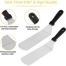 Load image into Gallery viewer, Swtroom Griddle Accessories Kit, 14Pcs BBQ Griddle Kit, Flat Top Grill Accessories for Outdoor Grill, Professional BBQ Grill Tools Set for Outdoor BBQ & Teppanyaki and Camping