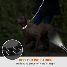 Load image into Gallery viewer, Rope Dog Leash 6FT with Comfortable Padded Handle, Highly Reflective Threads Strong Dog Leash for Puppies Small Medium and Large Dogs