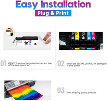 Load image into Gallery viewer, ONLYU Compatible Ink Cartridge Replacement for Canon 280 281 PGI 280 XXL CLI 281 XXL for PIXMA TR8520 TR7520 TS6120 TS6220 TS6320 TS8120 TS8220 TS9120 TS9520 TS9521C TS702 Printer (10 Pack)