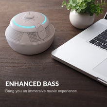 Load image into Gallery viewer, Fountain Waterproof Bluetooth Speaker, Wireless Shower Floating Party Outdoor Pool Speakers with Lights Deep Bass for Hot Tub Water (White)