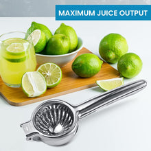 Load image into Gallery viewer, Lemon Squeezer Stainless Steel 304 Hand Press Juicer Manual Citrus for Juicing Lemon & Limes, Vegetables
