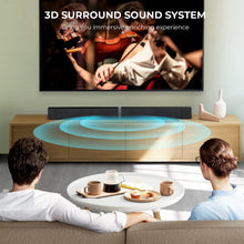Load image into Gallery viewer, TV Sound Bar, Split Sound Bars for TV 50W 32inch Wired & Wireless Bluetooth Sound Bar Home Theater Audio Speakers with Optical/HDMI/AUX/Remote Control/Bases