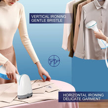 Load image into Gallery viewer, Handheld Garment Steamer Portable Fabric Steamer 280ml Big Removable Water Tank Vertical Fast Heat-up Horizontal Steam Dual-Use Clothes Fabric Wrinkles Steamer for Travel Home Christmas Decor
