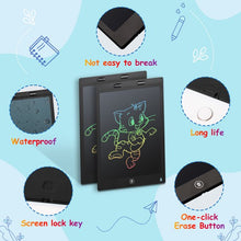 Load image into Gallery viewer, LCD Writing Tablet SWTROOM Doodle Board 8.5 in Colorful Drawing Pad for 3 4 5 6 7 Year Old Girls Boys Black