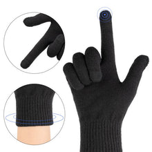 Load image into Gallery viewer, 3 Pcs Knit Beanie Hat Scarf and Glove Set for Men and Women, Winter Caps Neck Warmer with Touchscreen Gloves