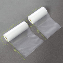 Load image into Gallery viewer, universal vacuum sealing bag, 2 bags, 8.6 inches x 50 inches, 11 inches x 50 feet, BPA free, very suitable for storage