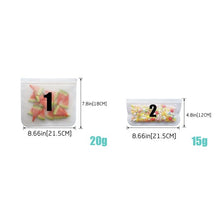 Load image into Gallery viewer, Reusable Food Storage Bags - 10 Pack BPA FREE Flat Freezer Bags(6 Leakproof Reusable Sandwich Bags 8.66*7.8inch+ 4 Food Grade Kids Snack Bags 8.66*4.8inch) Resealable Lunch Bag for Meat Fruit Veggies