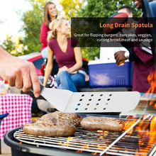 Load image into Gallery viewer, Swtroom 6 Pcs Griddle Accessories Kit, Flat Top Grill Accessories Kit Barbecue Tools Set with Spatula Scraper Tongs Cooking Utensils for Outdoor Camping