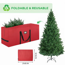 Load image into Gallery viewer, 9FT Christmas Tree Storage Bag, Large Christmas Tree Bag for Storage Waterproof Christmas Tree Box, Red

