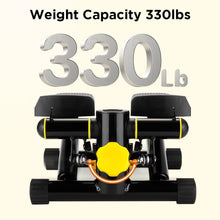 Load image into Gallery viewer, COWIN Stair Stepper for Exercises Home Mini Stepper with Resistance Bands 330lbs Weight Yellow
