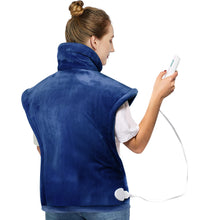 Load image into Gallery viewer, Heating Pad for Back Neck and Shoulders 24" x33'' Heating Vest 6 Heating Levels Fast for Relaxing Birthday Gifts

