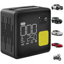Load image into Gallery viewer, Portable Air Compressor Tire Inflator 12000mAh and Max 150PSI Air Pump for Truck Tires Dual Barrel Corded and Cordless
