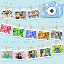 Load image into Gallery viewer, Funsmile Kids Camera Digital Video Cameras Toys Camera Birthday Gift for Kids Age 3-8 with 32GB SD Card
