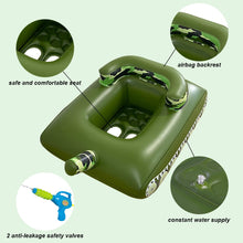 Load image into Gallery viewer, Pool Floats Tank Kids Pool Toys with Squirt Gun Inflatable Ride-on for Toddlers Kids Aged 3 4 5 6 7 8 Years
