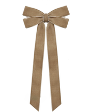 Load image into Gallery viewer, Swfoer 12 Pcs Christmas Velvet Ribbon Bows for Gift Wrapping and Christmas Tree,Brown
